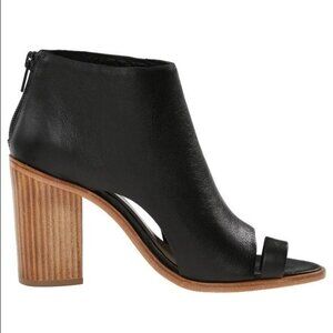 NIB Loeffler Randall Black Gigi Aviator Leather Calf Dress Pump Bootie Size 10